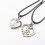 Jewelry Lovers Neckla Created Infinity Chain Pendant Love Man Forever Couple Necklace 2Pcs Set XL282