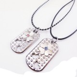 Wholesale - Jewelry Lovers Neckla Created Infinity Chain Pendant The New Clovers Couple Necklace 2Pcs Set XL211