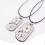 Jewelry Lovers Neckla Created Infinity Chain Pendant The New Clovers Couple Necklace 2Pcs Set XL211