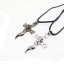 Jewelry Lovers Neckla Created Infinity Chain Pendant Cross Necklace 2Pcs Set XL083