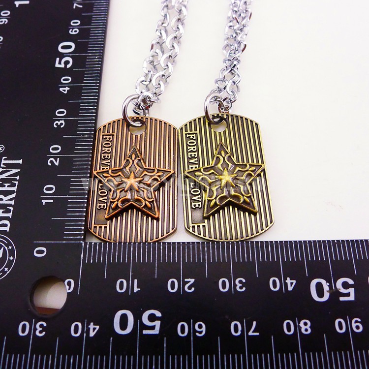 Jewelry Lovers Neckla Created Infinity Chain Pendant Star-shaped  Couple Necklace 2Pcs Set XL183