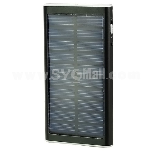 2600mAh External Power Bank Solar Power Charger for iPhone Mobile Phone MP3/4