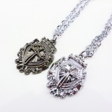 Wholesale - Jewelry Lovers Neckla Created Infinity Chain Pendant Christian Cross Couple Necklace 2Pcs Set XL186