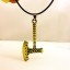 Fashion Character Exaggerated Axe Pendant Necklace Charm Chain Jewelry for Men DG004