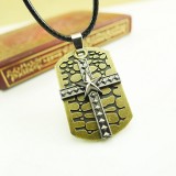 Wholesale - Fashion Character Vintage Cross Pendant Necklace Charm Chain Jewelry for Men DG027