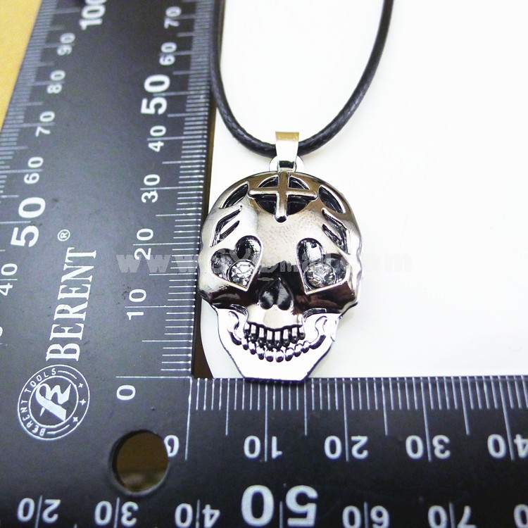 Fashion Character Skull Head Pendant Necklace Charm Chain Jewelry for Men DG122