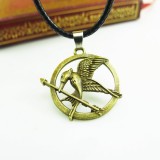 Wholesale - Fashion Character Mockingjay Pendant Necklace Charm Chain Jewelry for Men DG112