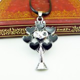 Wholesale - Fashion Character Wolf Head Pendant Necklace Charm Chain Jewelry for Men DG127