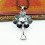 Fashion Character Wolf Head Pendant Necklace Charm Chain Jewelry for Men DG127