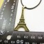 Fashion Character Eiffel Tower Pendant Necklace Charm Chain Jewelry for Men DG126