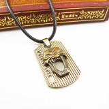 Wholesale - Fashion Character Expression Pendant Necklace Charm Chain Jewelry for Men DG061