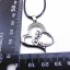 Fashion Character Loving heart Pendant Necklace Charm Chain Jewelry for Men DG059