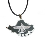 Wholesale - Fashion Character Map Pendant Necklace Charm Chain Jewelry for Men DG015