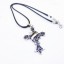 Fashion Character Cross Pendant Necklace Charm Chain Jewelry for Men DG056