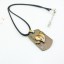 Fashion Character Loving heart Pendant Necklace Charm Chain Jewelry for Men DG067