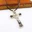 Fashion Character Cross Pendant Necklace Charm Chain Jewelry for Men DG019