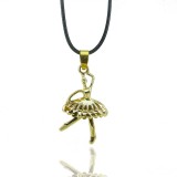 Wholesale - Fashion Character BALLERINA GIRL Pendant Necklace Charm Chain Jewelry for Women X34