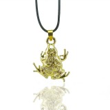 Wholesale - Fashion Character Golden Cicada Pendant Necklace Charm Chain Jewelry for Women X27