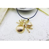 Wholesale - Fashion Character Spider Pendant Necklace Charm Chain Jewelry for Women X38