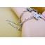 Jewelry Lovers Bracelets Created Infinity Charm Chain Hourglass Couple Bangles 2Pcs Set