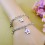Jewelry Lovers Bracelets Created Infinity Charm Chain Star Studded Couple Bangles 2Pcs Set