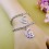 Jewelry Lovers Bracelets Created Infinity Charm Chain Star and Crescent Love Couple Bangles 2Pcs Set