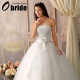 Wholesale - Ball Gown Strapless Sweetheart Wedding Dresses with Beaded Applique
