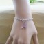 Jewelry Lovers Bracelets Created Infinity Charm Chain Racket Couple Bangles 2Pcs Set