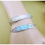 Jewelry Lovers Bracelets Created Infinity Charm Chain Angel's Wings Couple Bangles 2Pcs Set