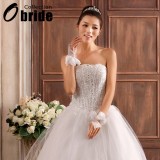Wholesale - Ball Gown Strapless Sweetheart Wedding Dresses with Beaded Applique