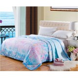Wholesale - SIMOYO Fresh Blue Lightweight Natural Silk Comforter For Summer 79*91inch