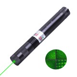wholesale - 2000MW High Power 532NM Green Laser Pointer Pen Focus Adjustable with Starry Cap 007