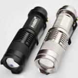 wholesale - PAISEN CREE Q5 Multi-Focus Mini Waterproof Glare LED Flashlight for 14500 Rechargeable Battery