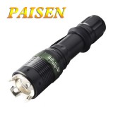 wholesale - PAISEN CREE R2 Mini Mechanical Multi-Focus Waterproof LED Glare Flashlight with Attack Head