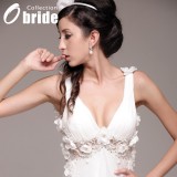Wholesale - Sheath/Column V-neck Wedding Dress