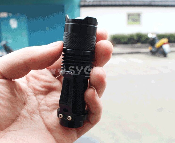 CREE Q5 Series High Power Waterproof Variable Focus Aluminium Alloy LED Flashlight for Outdoors 3 Modes 006