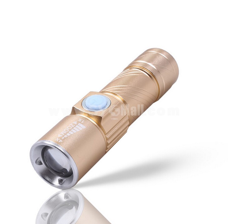 CREE XPE Series High Power Waterproof Variable Focus Aluminium Alloy LED Flashlight for Outdoors 3 Modes 501