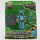 Wholesale - MineCraft MC Block Mini Figure Toys Actuion Figures - Diamond Steve 3inch