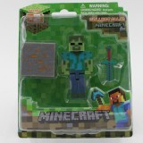 Wholesale - MineCraft MC Block Mini Figure Toys Actuion Figures - Zombie 3inch