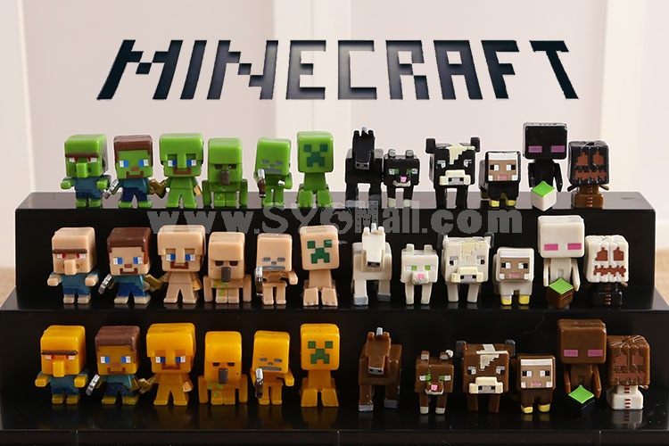 MineCraft MC Block Mini Figure Toys 36pcs Set 3cm/1.17inch