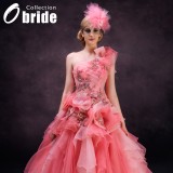 Wholesale - Ball Gown Floor-Length One-shoulder Wedding Dress