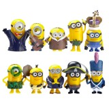 wholesale - 10Pcs Set Despicable Me 3 The Minions Action Figure PVC Toys Cute Movie Characters