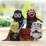 Wholesale - Despicable Me The Minions Cosplay Star War Roles PVC Action Figure Toys Mini Figurines 3Inch Tall