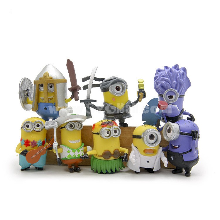 16Pcs Set Despicable Me 3 The Minions Action Figure PVC Toys Cute Movie Characters Mini Figurines