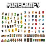 wholesale - 108Pcs Set MineCraft MC Blocks Mini Action Figures PVC Toys 3cm/1.2inch