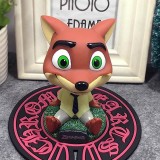 Wholesale - Zootopia Nick Wilde Shaking Head Action Figure PVC Toys Cute Movie Characters Car Decorations 10CM/4Inch Tall
