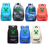 Wholesale - MineCraft MC Creeper Pattern B Backpacks Shoulder Rucksacks Schoolbags