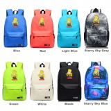 Wholesale - The Simpsons Pattern A Backpacks Shoulder Rucksacks Schoolbags
