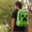 MineCraft MC 17" Creeper Role Backpacks Shoulder Rucksacks Schoolbags
