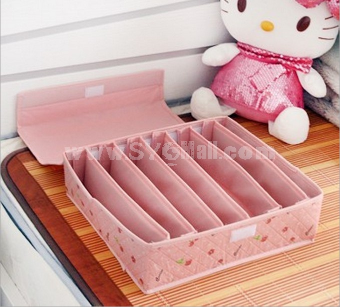 Pink 7 lattices storage box